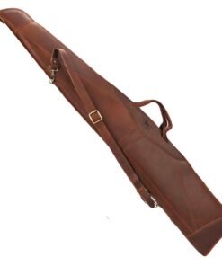 Genuine Leather Hunting Bag - Cognac