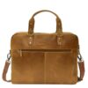 Genuine Leather Laptop Bag | 11" - 13" - Pecan