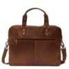 Genuine Leather Laptop Bag | 11" - 13" - Saddle