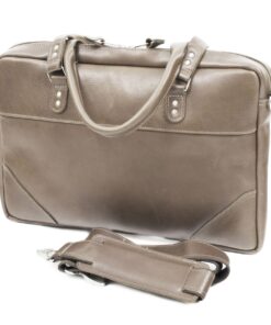 Genuine Leather Laptop Bag - Oribi - Hazelnut 17" - L