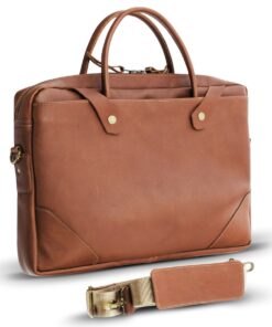Genuine Leather Laptop Bag - Premium