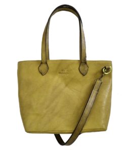 Genuine leather Limited edition Mustard Tote - L