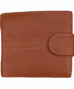 Genuine Leather Men's Bifold Wallet - Vivace - Brown