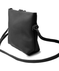 Genuine Leather Premium Crossbody or sling bag - Midnight Black