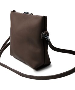 Genuine Leather Premium Crossbody or sling bag - Saddle Brown
