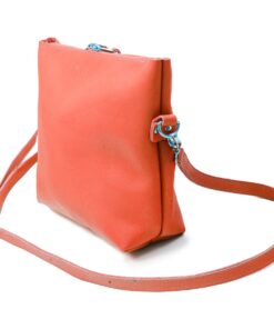 Genuine Leather Premium Crossbody or sling bag - Sunburst Orange