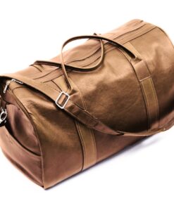 Genuine Leather Simplistic Duffel bag - Pecan