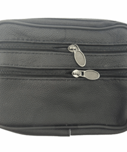 Genuine Leather Sling Bag Small - Black