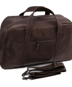 Genuine Leather Travel Bag - Oribi - Saddle