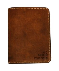 Genuine Leather Travel Passport Holder - Ladies
