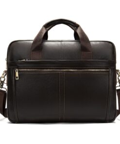 Genuine Leather Uptown 14" Laptop Briefcase