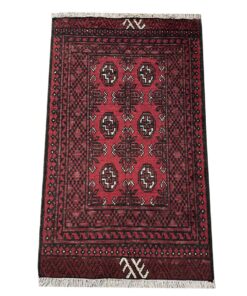 Genuine Rugs -Gorgeous Afghan Bedside Carpet - 121 x 74 CM