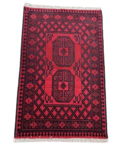 Genuine Rugs - Gorgeous Afghan Elephant Foot Design Carpet - 122 x 79 CM