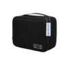 GET UNBOXED Double Layer Travel Electronics Accessories Organizer Bag Black - Black