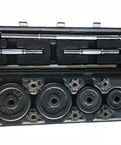 GetUp 50kg Dumbell Set and Cast Iron Barbell