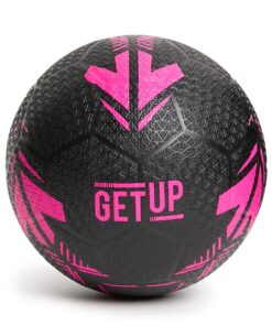 GetUp Rubber Street Soccer Ball - Size 5 (Various Colours) - Pink