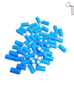 GH 16340 1400mah Flat Head Rechargeable Lithium Battery And A Keyholder