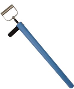 Ghost Shrimp Bait Pump Stainless Steel Deluxe Model & Extra Plug - Abes-Way - Blue