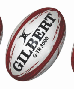 Gilbert G-TR3000 Rugby Ball Size 5 - Red - 3 Pack