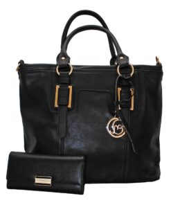 GIO-A008+5696 Stylish Faux Leather Shoulder Bag with Purse