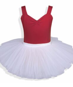 Girls Dance Skirt Tight Camisole Ballet Dance Costume Split - 2-Piece Set