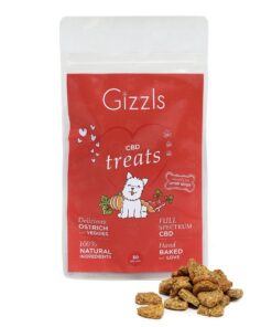 Gizzls CBD Ostrich Treats for Small Dogs