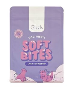 Gizzls Liver & Blueberry Soft Dog Treats
