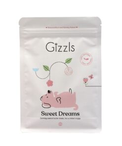 Gizzls Peanut Butter and Chamomile Calming Dog Treats