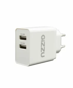 Gizzu Wall Charger Dual USB Port 3.4A â White