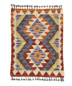 Glam & Decor Traditional Mini Afghan Chobi Kilim - 90 x 60 cm