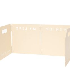 Glamping - Large Stove Folding Windshield for Outdoor Camping and Hiking