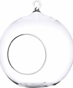 Glass Sphere Bauble Succulent Planter - Candle Holder - Set of 4