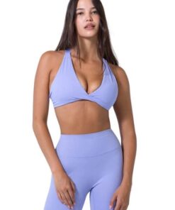 Glaze Active Sports Bra - Periwinkle - S