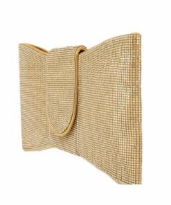 Glistening Bow Evening Purse - Gold
