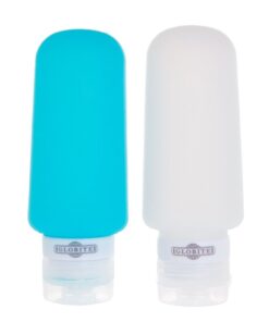 GLOBITE 2 Pack Silicone Travel Bottles - 100ml