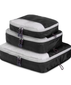 GLOBITE 3 Piece Packing Cube - Blue - 0.0 g - Black