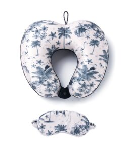 Globite - Neck Pillow & Eye Mask Set - Black