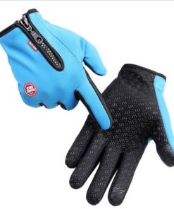 Gloves - Unisex Touchscreen Gloves for Cycling - Blue - M