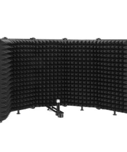 GLS 5 Foldable Panels Microphone Soundproof Cover Mic Isolation Shield