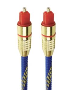 GLS Blue Mesh Gold Plated Fiber Toslink Optical Audio Cable 30M