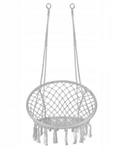 GLS Stylish Relaxing Swing Chair For Outdoors And Indoors / Hammock Chair - Grey