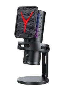 GM7 - Professional Gaming Microphone With Vibrant RGB Lighting - Black