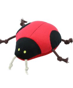 GNH Interactive Pet Squeaky Plush Toy - Ladybug