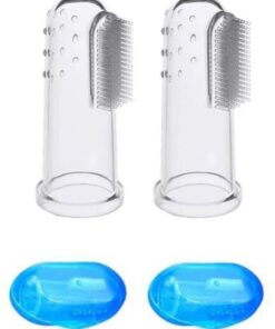 GNH Pets - Pet Silicone Finger Toothbrush + Case - 2 Pack