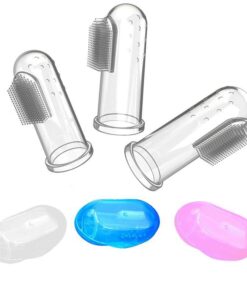 GNH Pets - Pet Silicone Finger Toothbrush + Case - 3 Pack