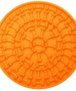 GNH Pets â Silicone Pet Lick Pad Distraction and Entertainment Mat - Orange
