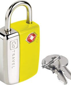 Go Travel - TSA Secure Key Padlock - Yellow