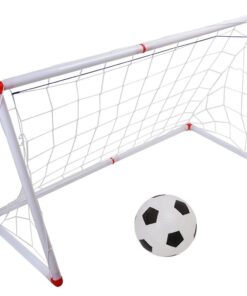 Goal Post with Football and Ball Pump