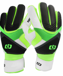 Goalkeeper Gloves with Strong Grips Palms Breathable Football Soccer Gloves - Green - M