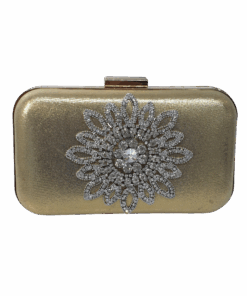 Gold Crsytal Clutch Bag